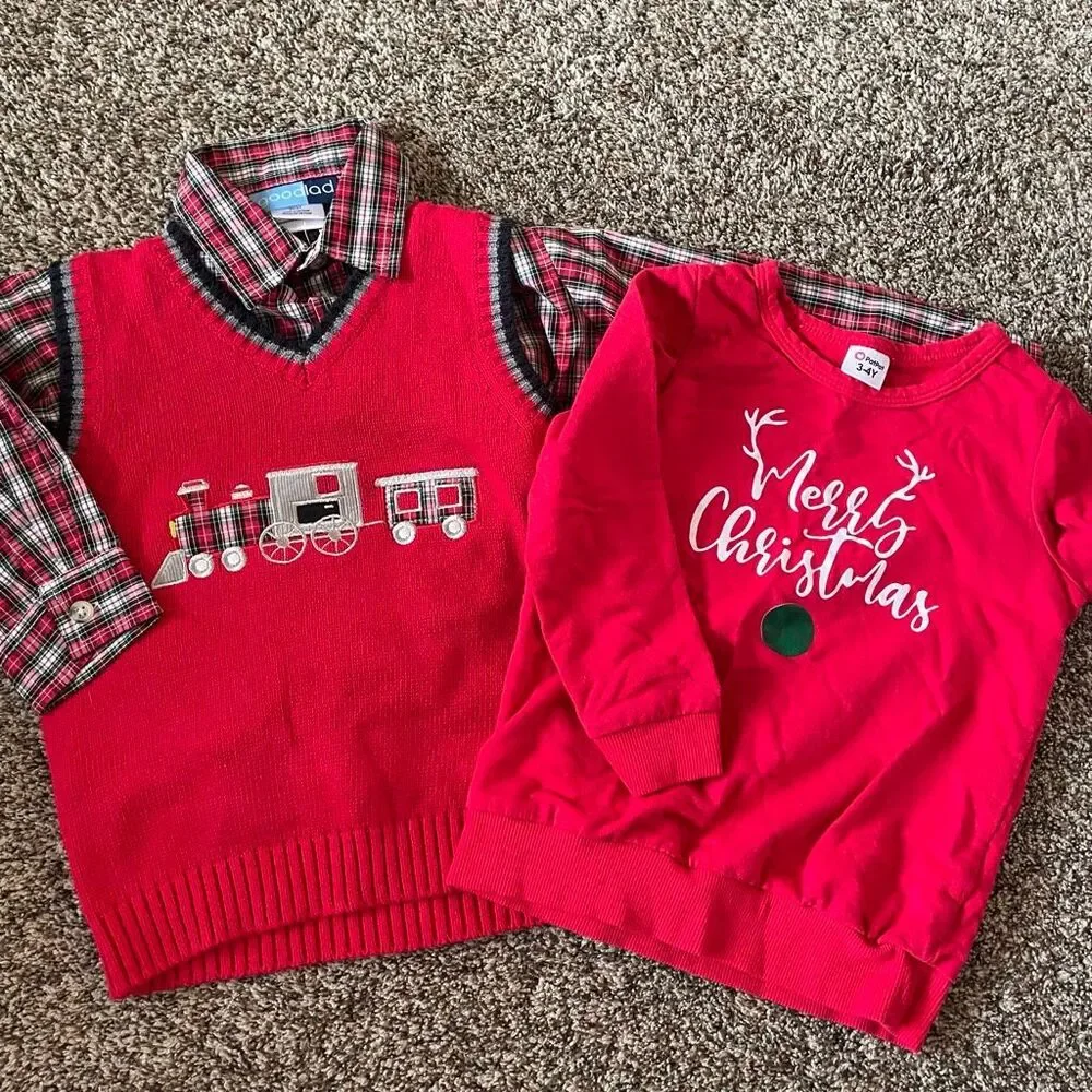 3T boys Christmas/winter clothing bundle